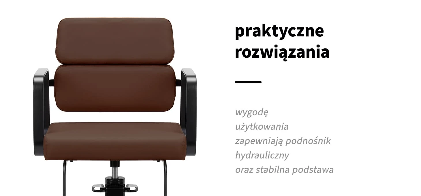 Activeshop Kirpyklos kėdė Gabbiano Porto Juodas Chocolate aprašymas - Prekės nuotrauka