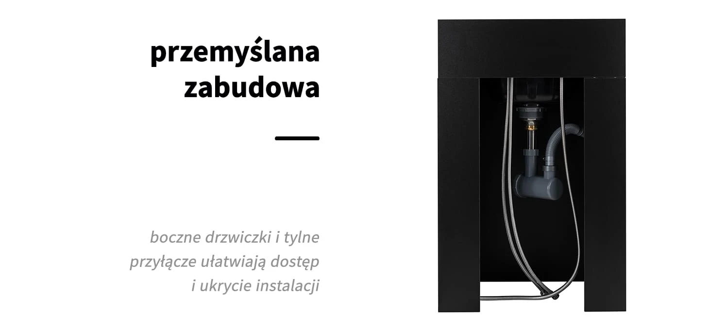 Activeshop Kirpyklos plautuvė Gabbiano 5023 Juodas aprašymas - Prekės nuotrauka