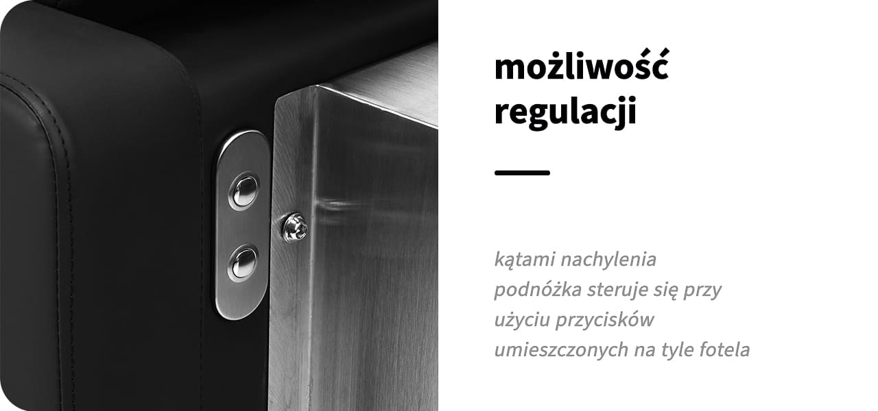 Activeshop Kirpyklos plautuvė su elektriniu kojų atlošu Gabbiano Sylvia Juodas aprašymas - Prekės nuotrauka