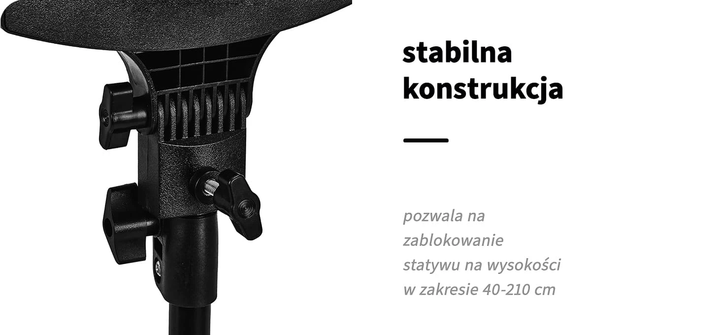 Activeshop Kosmetologinė LED lempa makiažui su stovu GLOW RING LIGHT 18