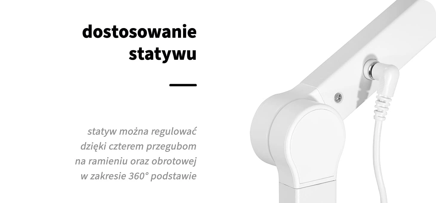 Activeshop Kosmetologinė LED lempa manikiūrui Glow L04 Baltas aprašymas - Prekės nuotrauka
