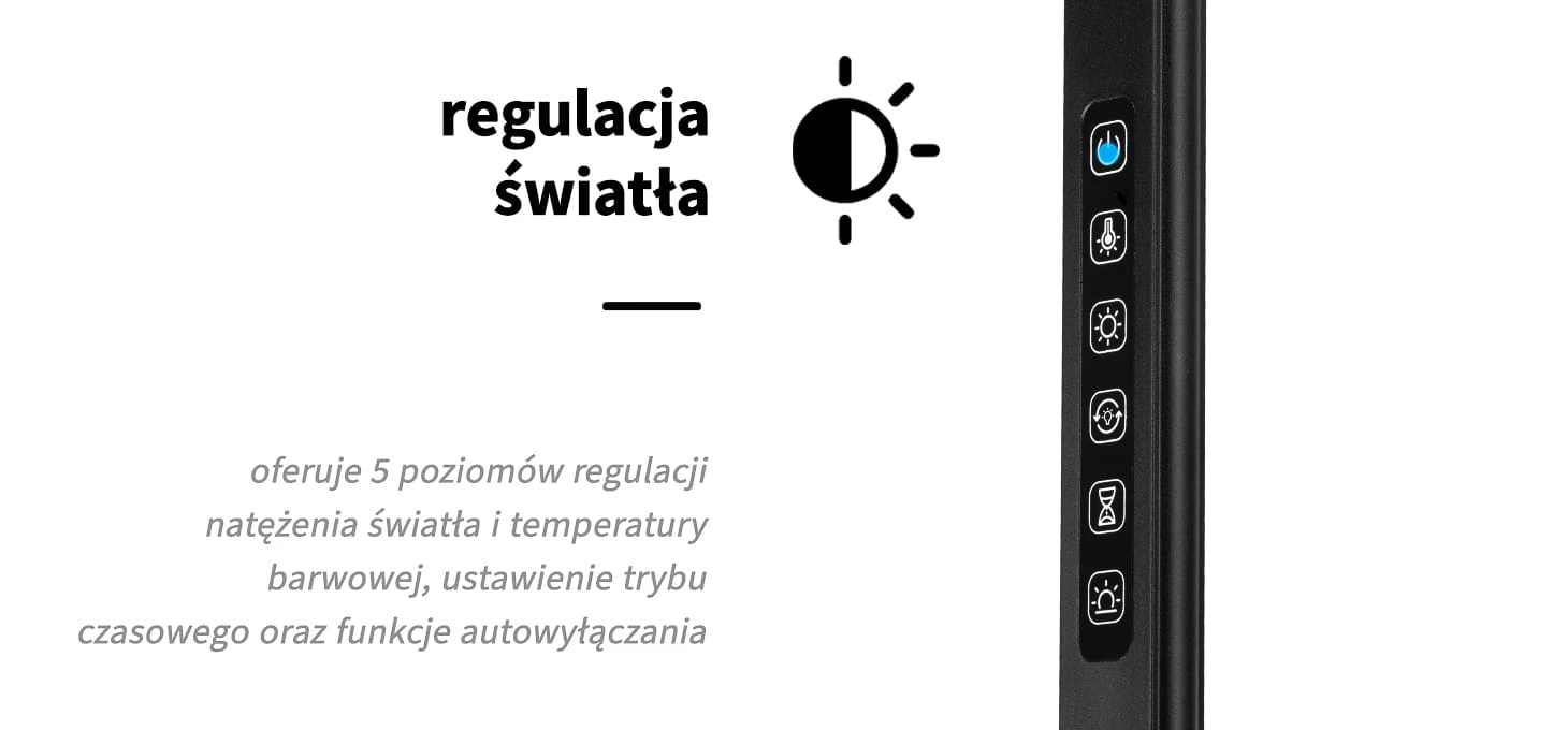 Activeshop Kosmetologinė LED lempa Yoga Juodas 22W aprašymas - Prekės nuotrauka