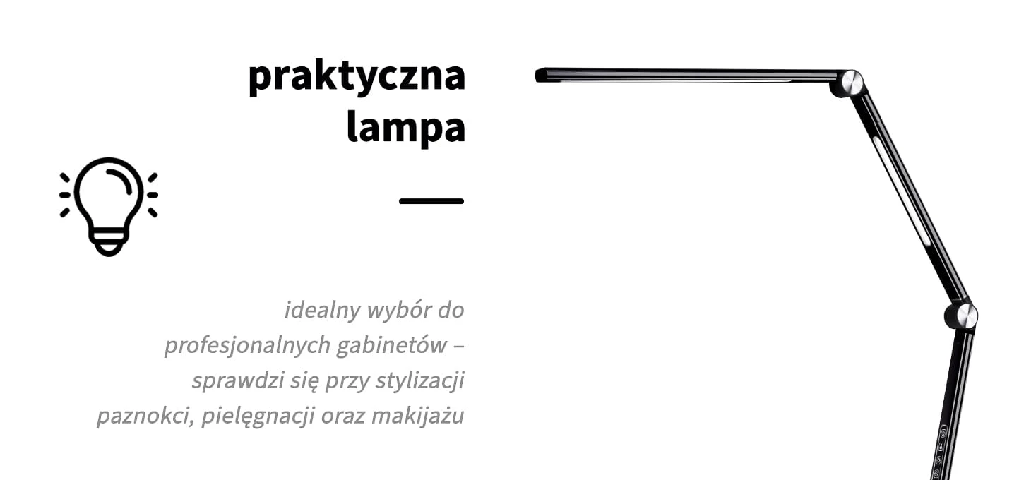 Activeshop Kosmetologinė LED lempa Yoga Juodas 22W aprašymas - Prekės nuotrauka