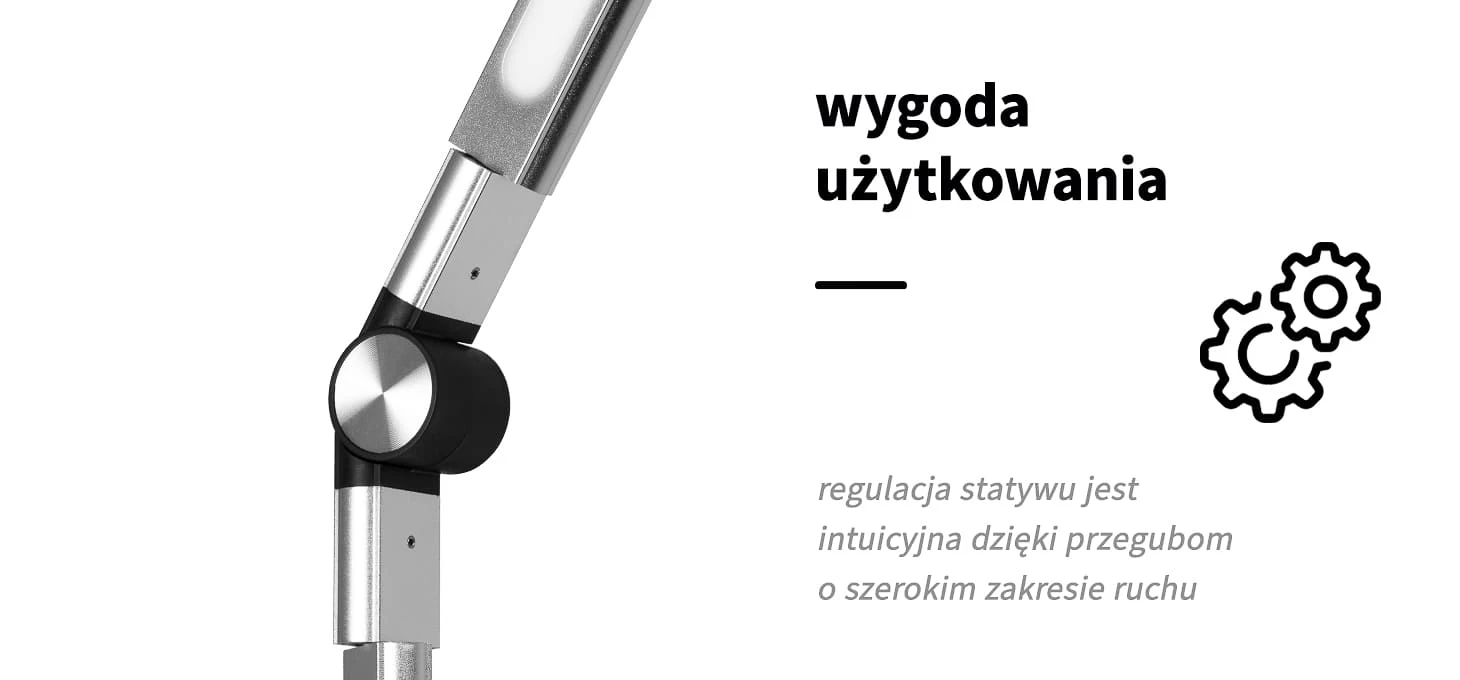 Activeshop Kosmetologinė LED lempa Yoga Sidabrinis 22W aprašymas - Prekės nuotrauka