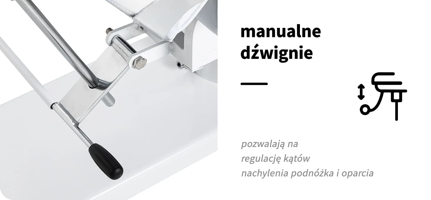 Activeshop Kosmetologinis krėslas Sillon V2 210 Hydraullic Baltas aprašymas - Prekės nuotrauka