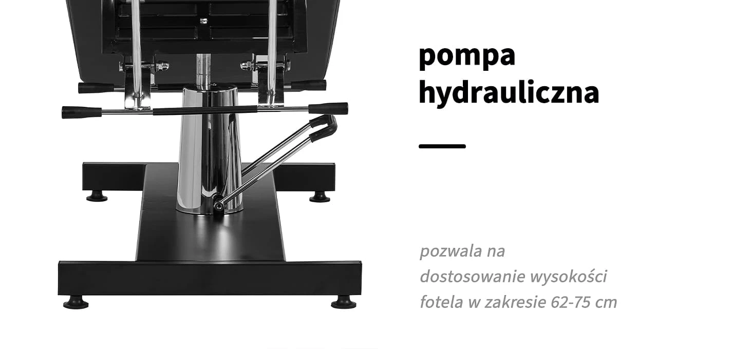Activeshop Kosmetologinis krėslas Sillon V2 210 Hydraullic Juodas aprašymas - Prekės nuotrauka
