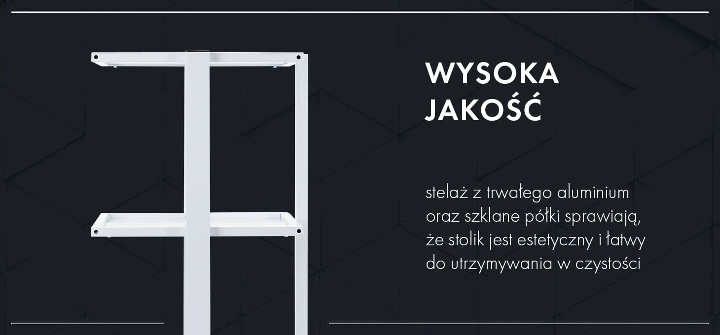 Activeshop Kosmetologinis vežimėlis Giovanni E40 Baltas aprašymas - Prekės nuotrauka