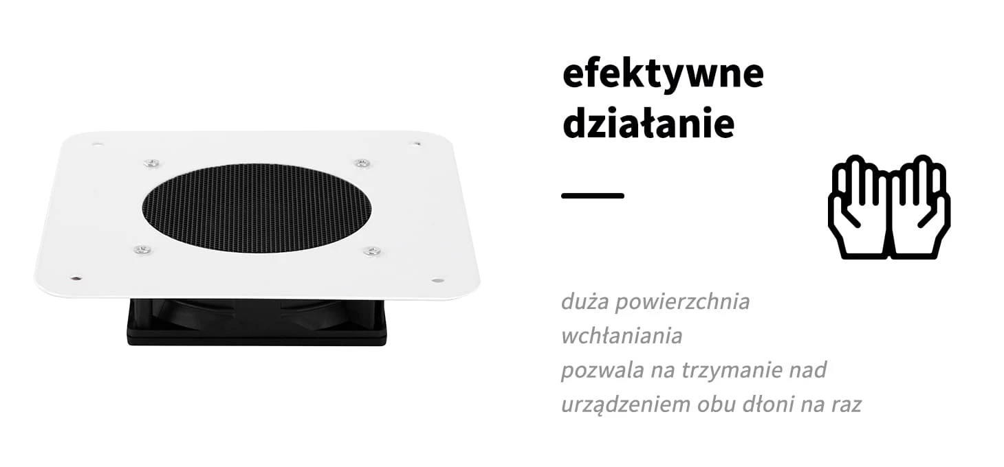 Activeshop Manikiūro dulkių ištraukėjas Momo X1W 100W Built-In Baltas aprašymas - Prekės nuotrauka