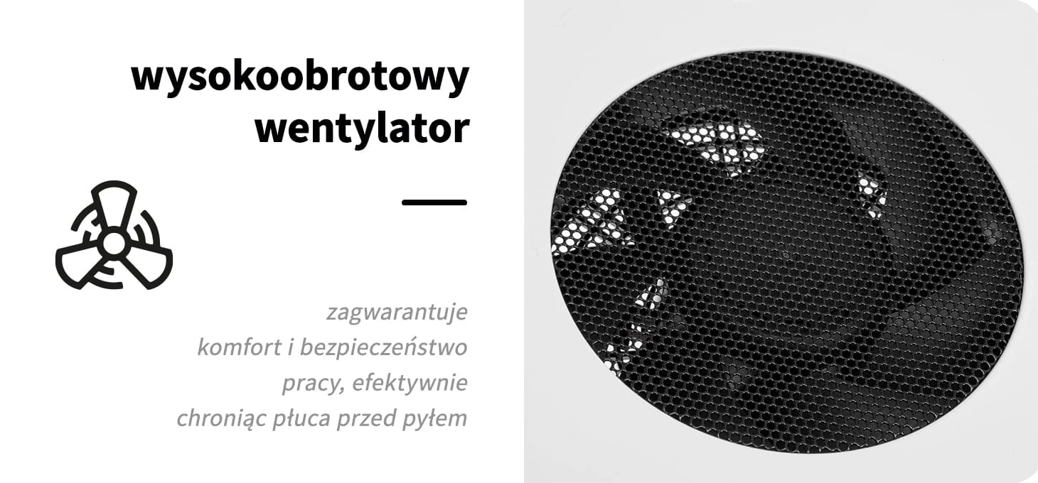 Activeshop Manikiūro dulkių ištraukėjas Momo X1W 100W Built-In Baltas aprašymas - Prekės nuotrauka
