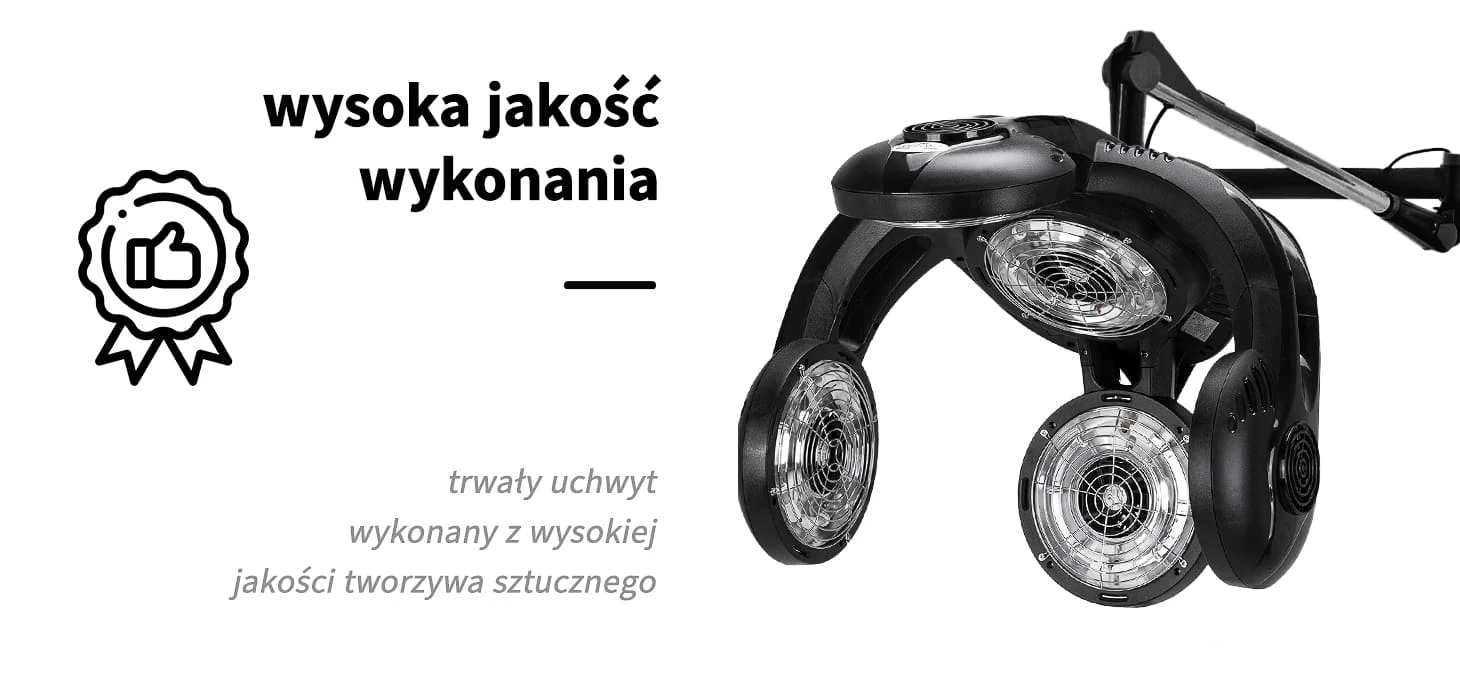 Activeshop Plaukų infrazonas Gabbiano GD-505W Juodas aprašymas - Prekės nuotrauka