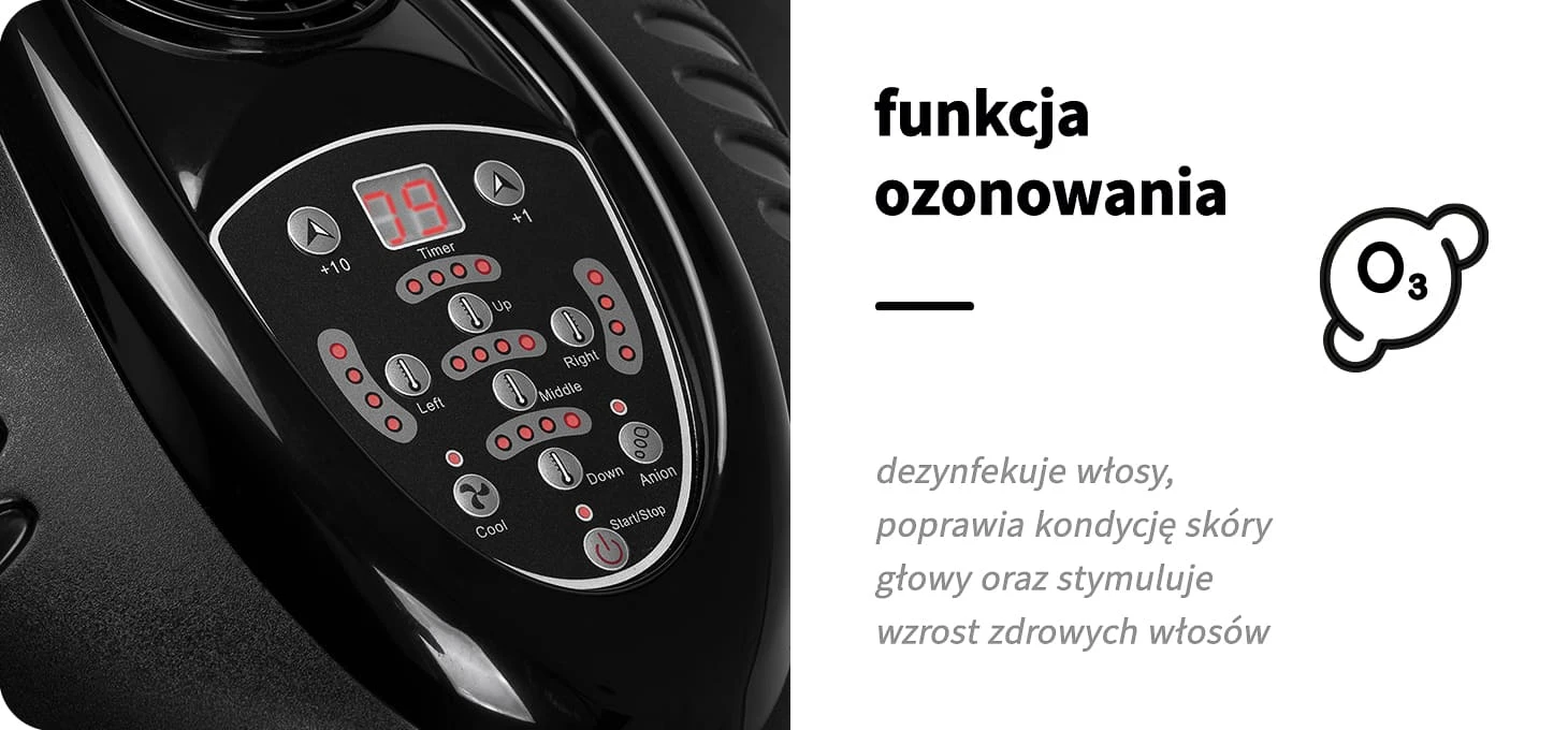 Activeshop Plaukų infrazonas Gabbiano GD-505W Juodas aprašymas - Prekės nuotrauka