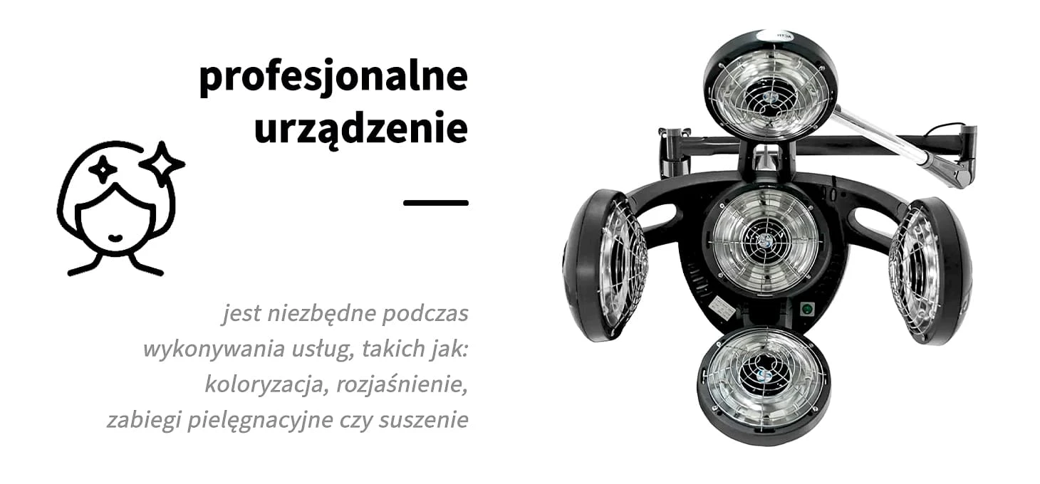 Activeshop Plaukų infrazonas Gabbiano GD-505W Juodas aprašymas - Prekės nuotrauka