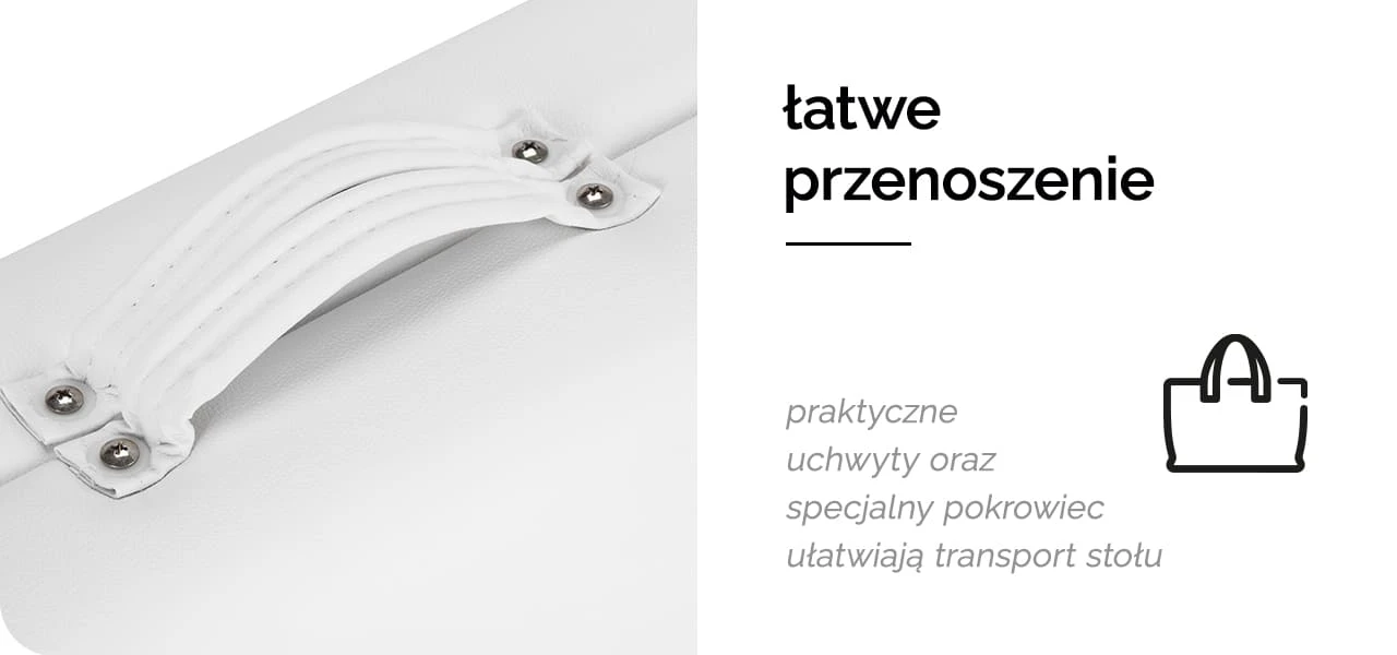 Activeshop Sulankstomas masažo stalas Balance 2 Wood Baltas aprašymas - Prekės nuotrauka