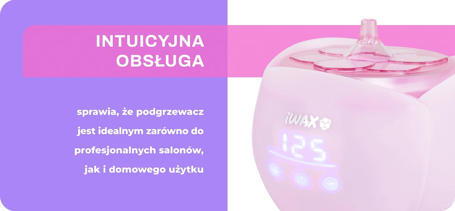 Activeshop Vaško šildytuvas iWax Flower 450ml 40W Rose aprašymas - Prekės nuotrauka