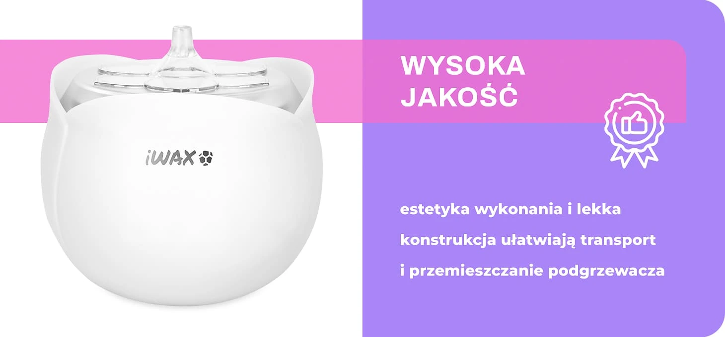 Activeshop Vaško šildytuvas iWax Flower 450ml 40W Baltas aprašymas - Prekės nuotrauka