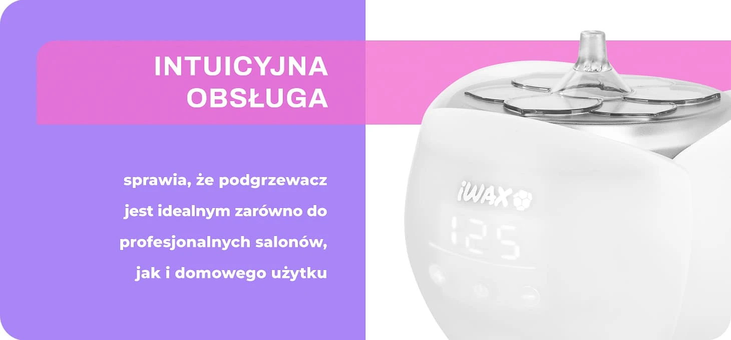 Activeshop Vaško šildytuvas iWax Flower 450ml 40W Baltas aprašymas - Prekės nuotrauka