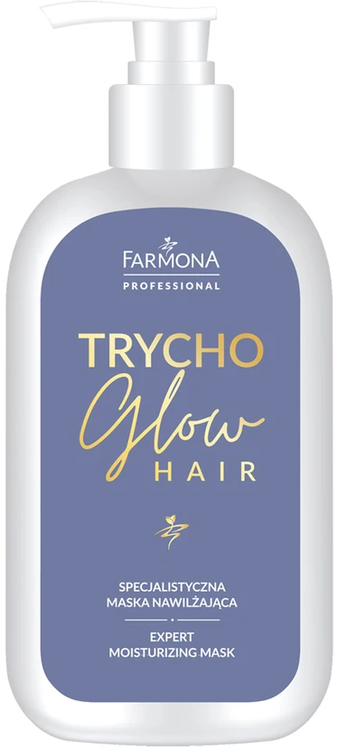 Activeshop Drėkinamoji plaukų kaukė Farmona Trycho Glow 375 ml