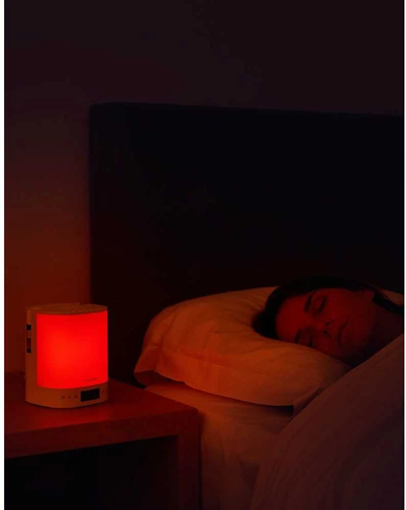 Drėkintuvas Šviesos žadintuvas su eterinių aliejaus garintuvu ir radija Lanaform Wake Up Scents