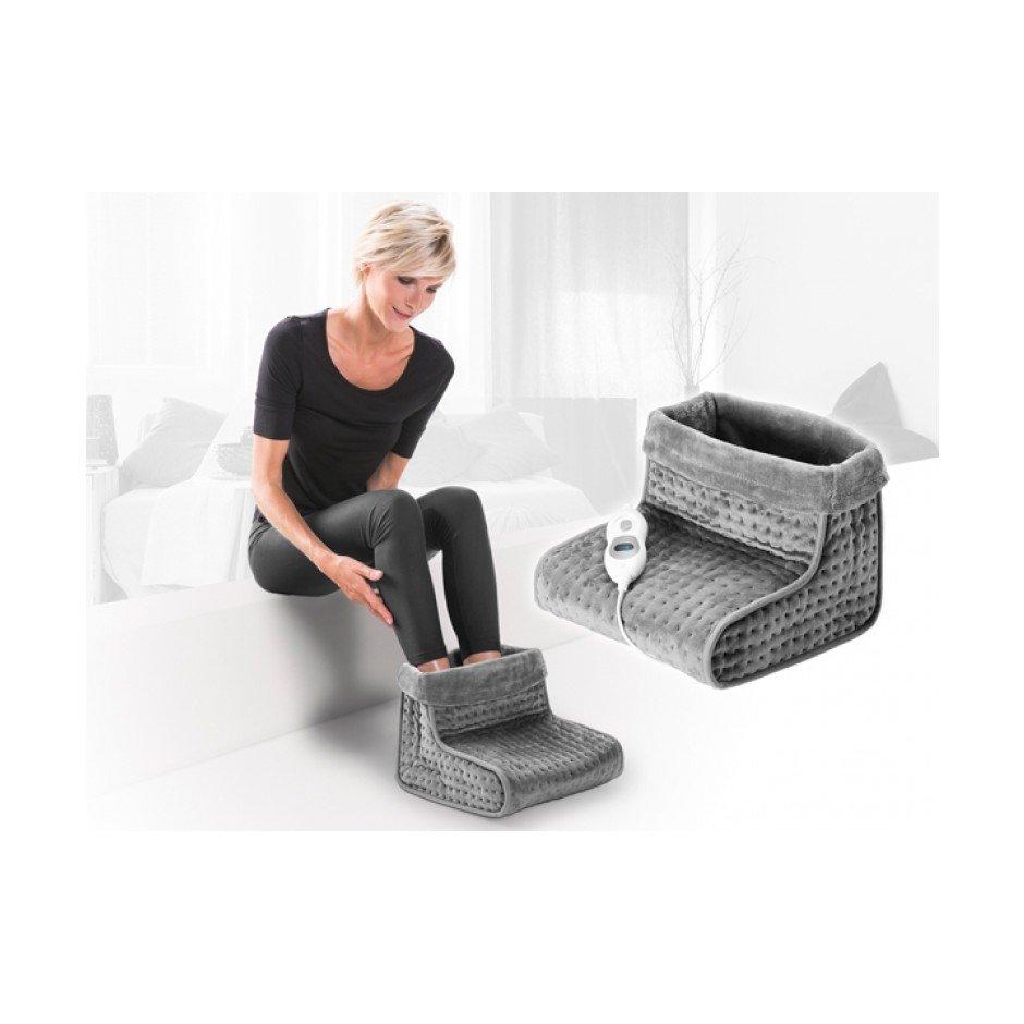 Kojų šildytuvas Lanaform LA180401 Šildymo lygių skaičius 3, Plaunamas, 100% poliesteris, 100 W, Pilkas, Baltas