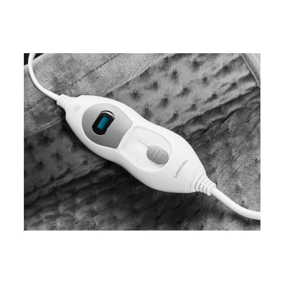 Kojų šildytuvas Lanaform LA180401 Šildymo lygių skaičius 3, Plaunamas, 100% poliesteris, 100 W, Pilkas, Baltas