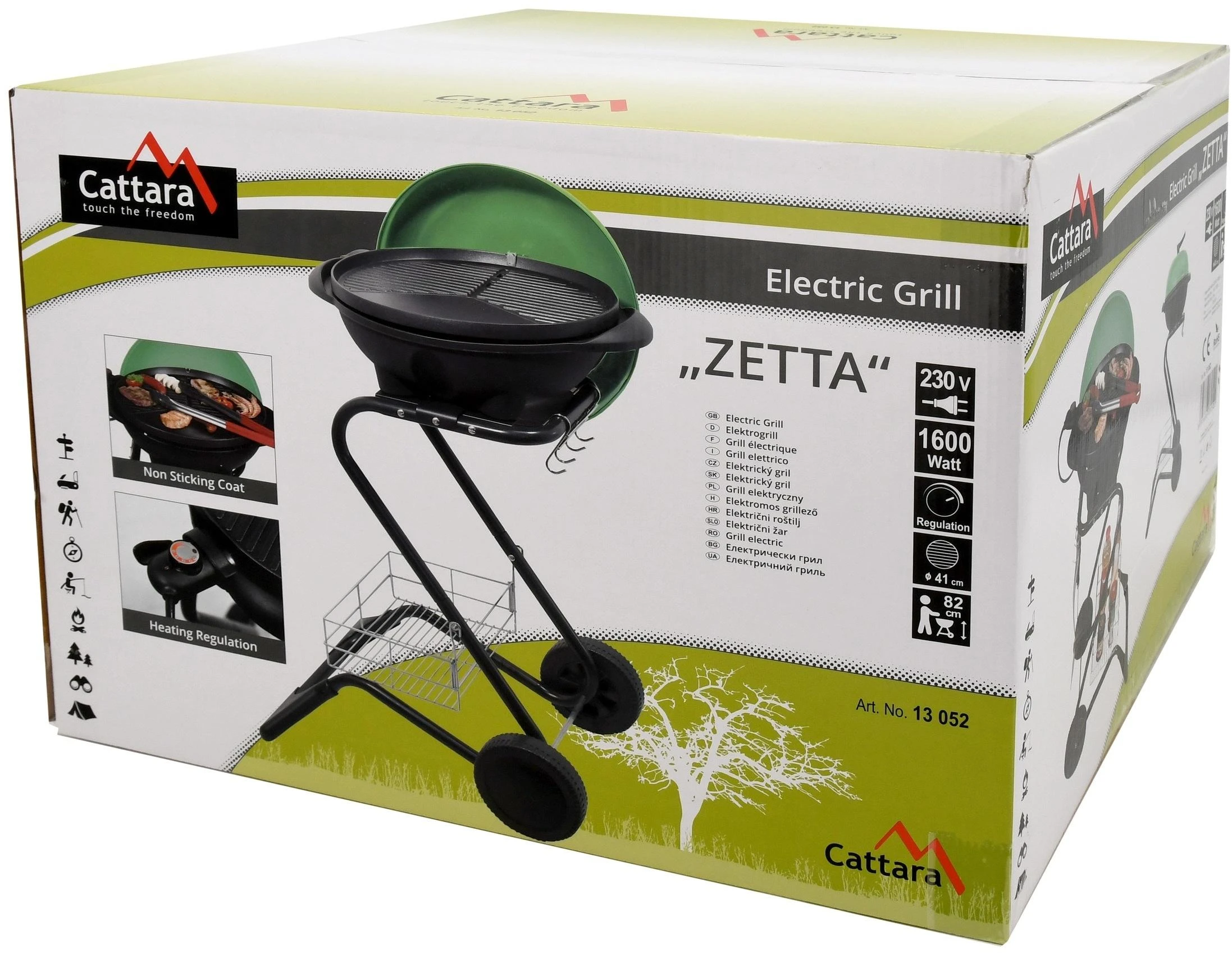 Elektrinis grilis 230 V Cattara Zetta