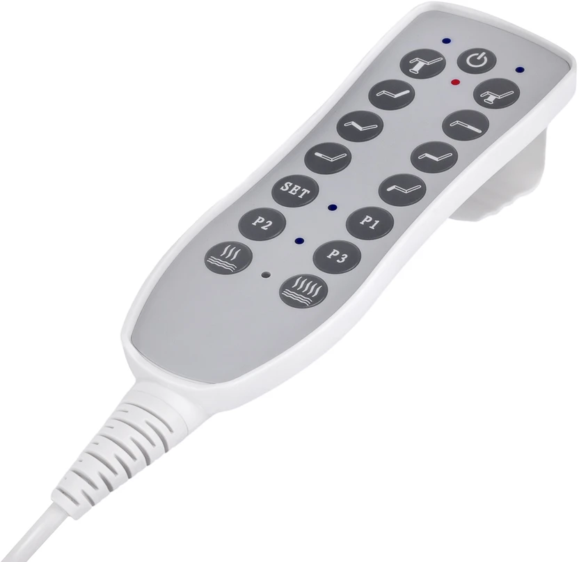 Activeshop Elektrinis kosmetologinis gultas Azzurro 708A, baltas (4 pavaros)