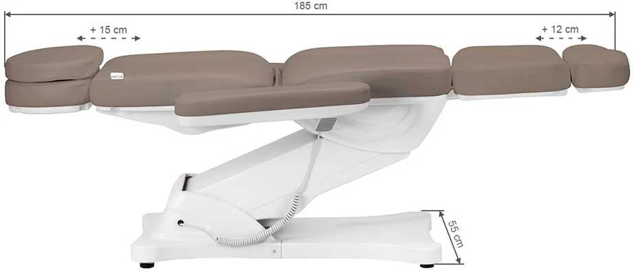 Activeshop Elektrinis kosmetologinis krėslas SILLON CLASSIC 3 Brown