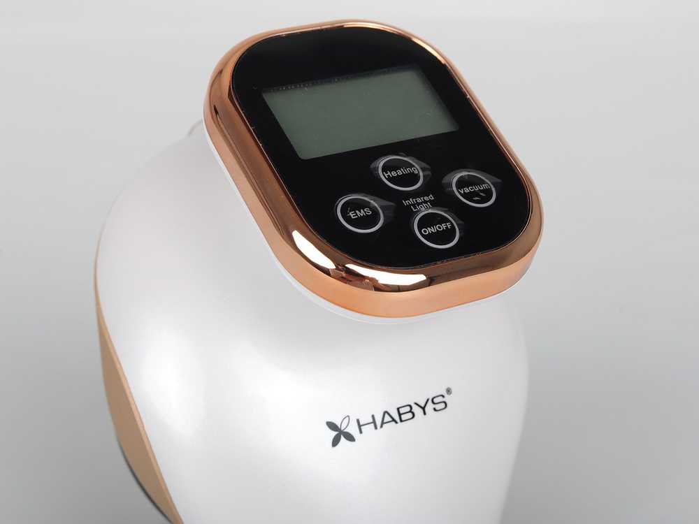 Habys Elektrinis masažinis vakuuminių taurelių prietaisas su EMS ir infraraudonaisiais spinduliais