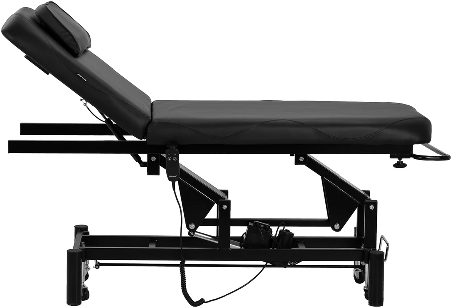 Activeshop Elektrinis masažo stalas Azzurro 684A, juodas (1 pavara)