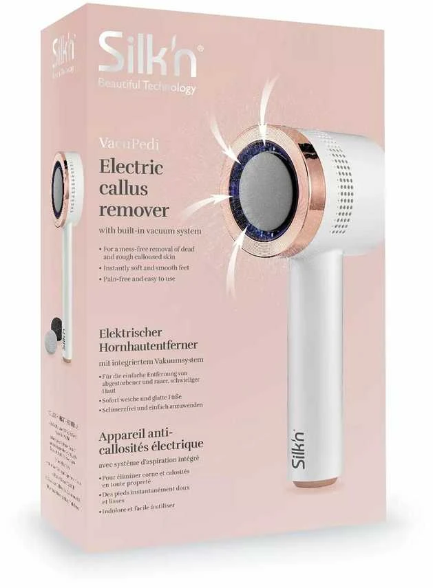 Elektrinis pėdų šveitiklis Silk'n VacuPedi Rose Gold