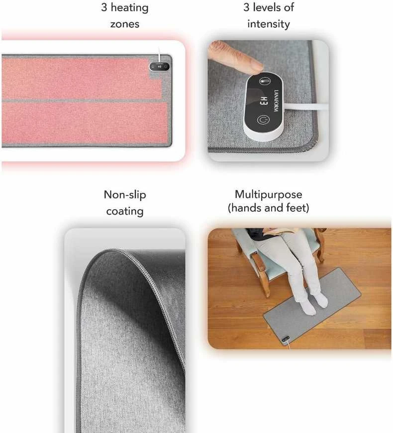 Elektrinis šildomas kilimėlis ant stalo Lanaform Heating Desk Pad