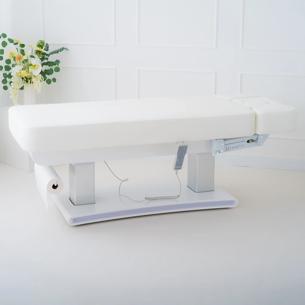 Elektrinis SPA masažo gultas Habys Prestia Gentle Flex 4 varikliai, baltas