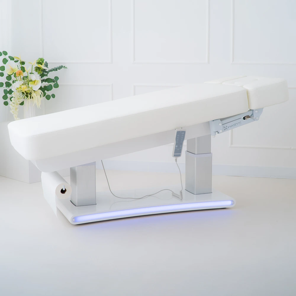 Elektrinis SPA masažo gultas Habys Prestia Gentle Flex 4 varikliai, baltas