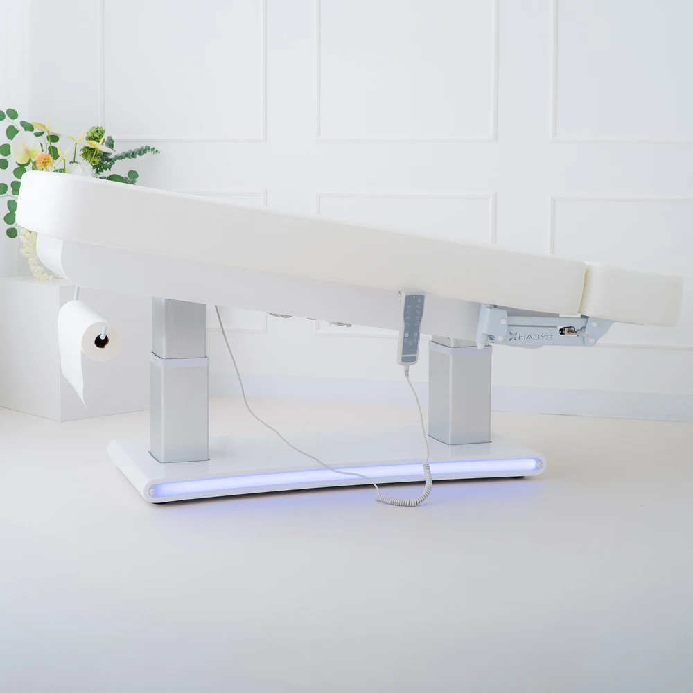 Elektrinis SPA masažo gultas Habys Prestia Gentle Flex 4 varikliai, baltas