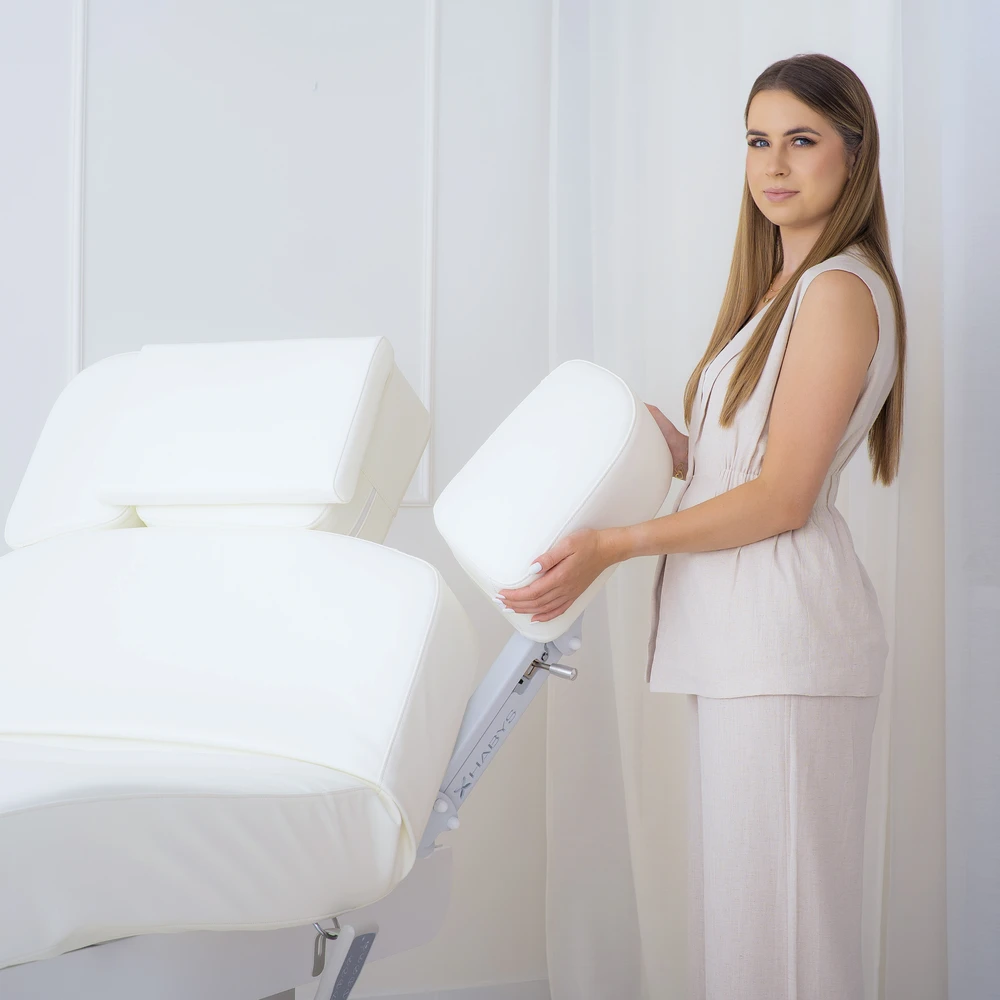 Elektrinis SPA masažo gultas Habys Prestia Gentle Flex 4 varikliai, baltas