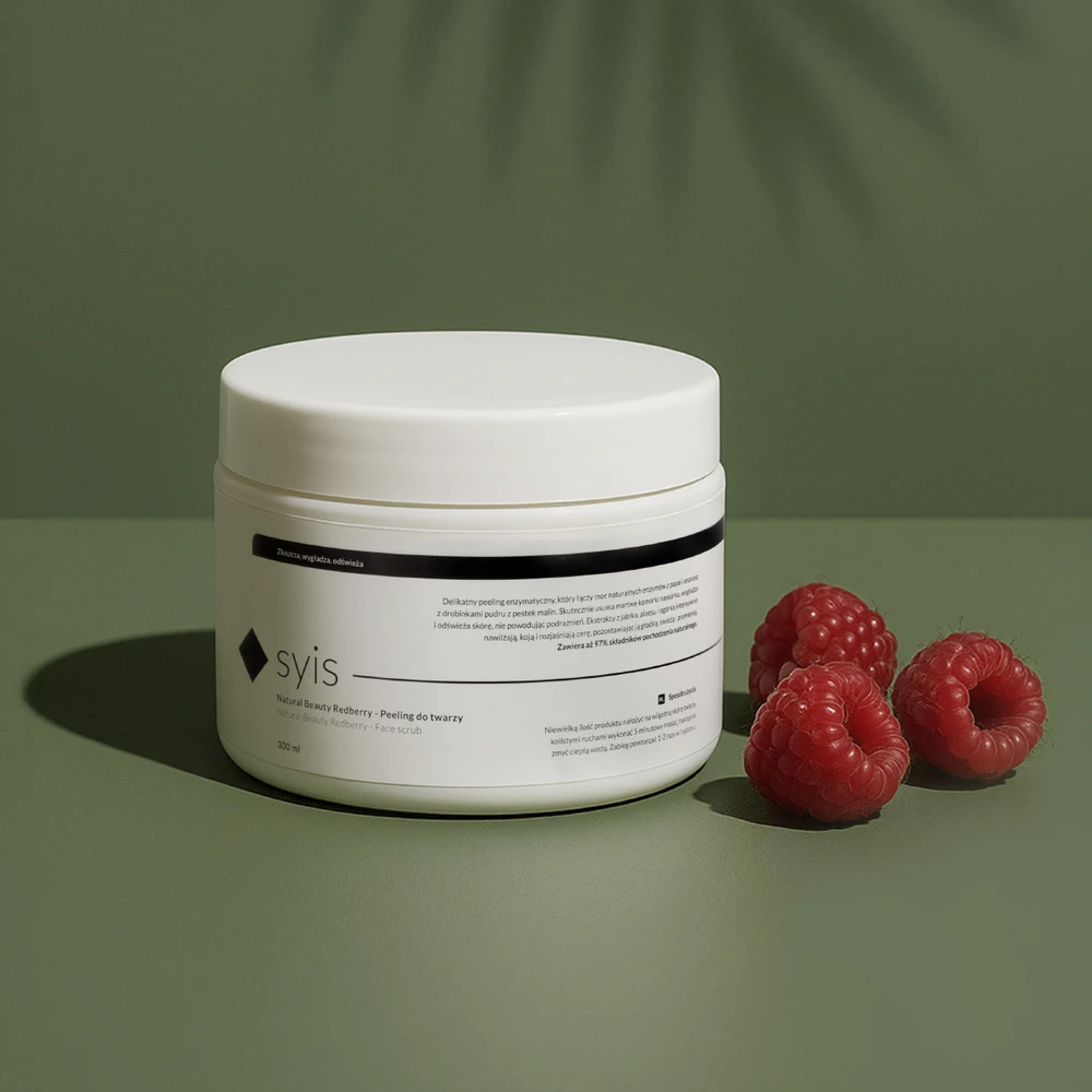 Activeshop Fermentinis veido šveitiklis su aviečių sėklomis SYIS Natural Beauty Redberry 300 ml