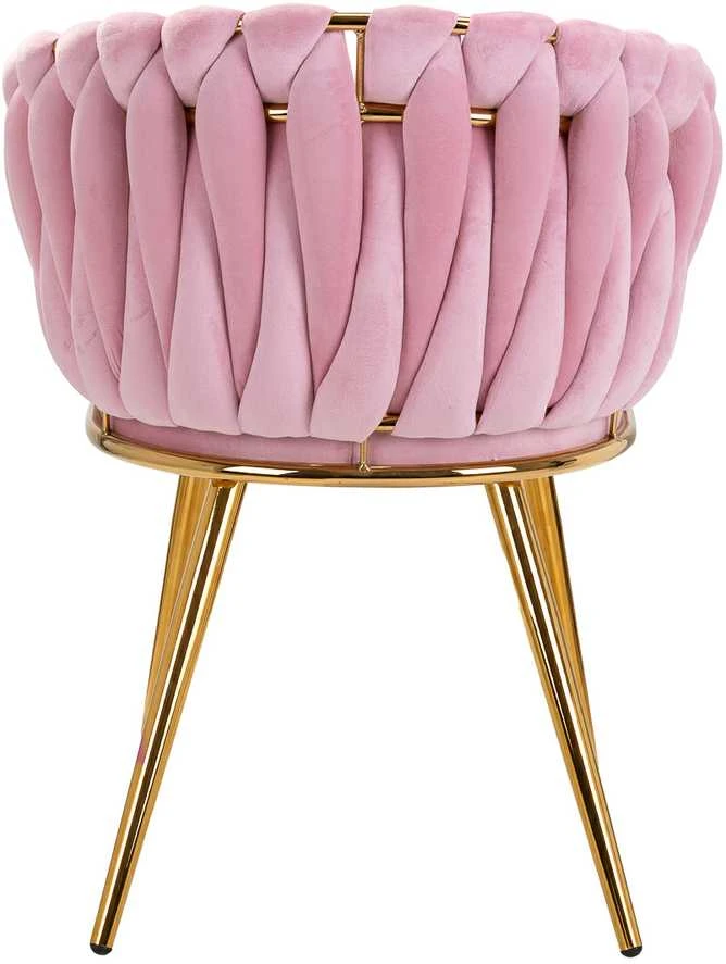 Activeshop Fotelis 4Rico QS-GW06G Velvet Rožinė