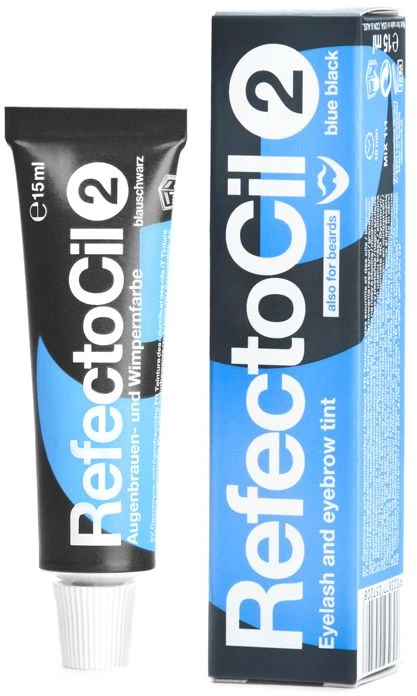 Activeshop RefectoCil Eyelash And Eyebrow Tint 2 Mėlyna Juodas, 15 ml