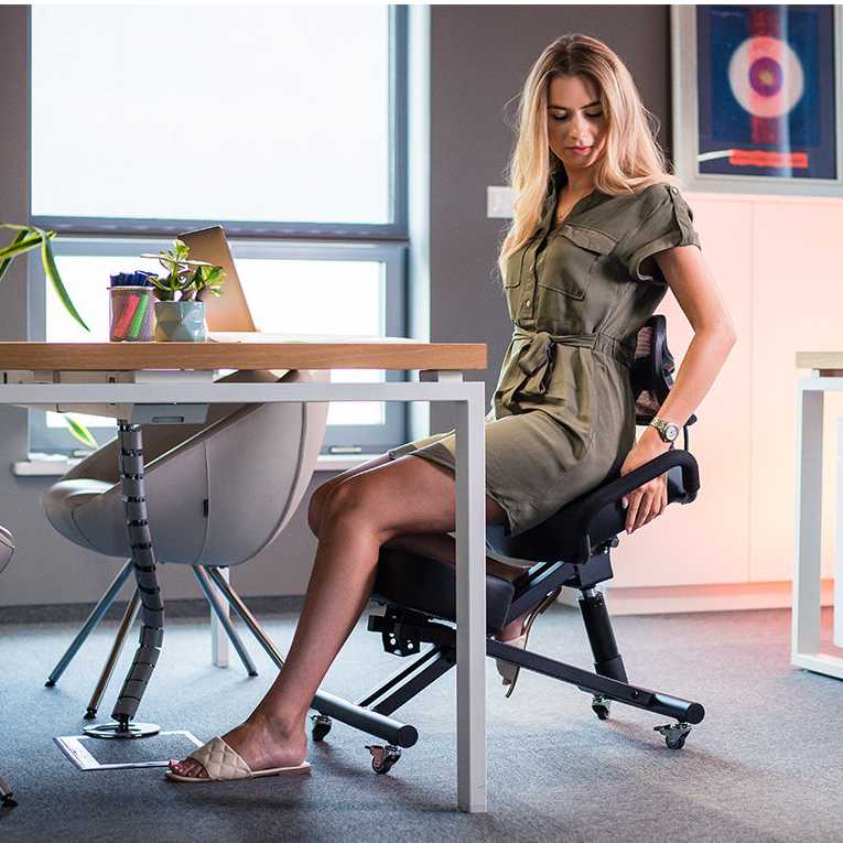 Habys Ergonomiška kėdė ERGO PRO, juoda