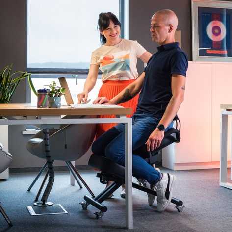 Habys Ergonomiška kėdė ERGO PRO, juoda