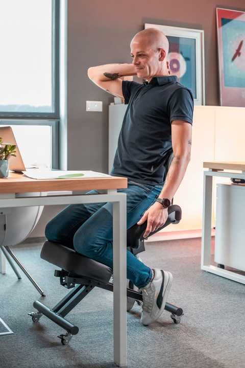 Habys Ergonomiška kėdė ERGO PRO, juoda