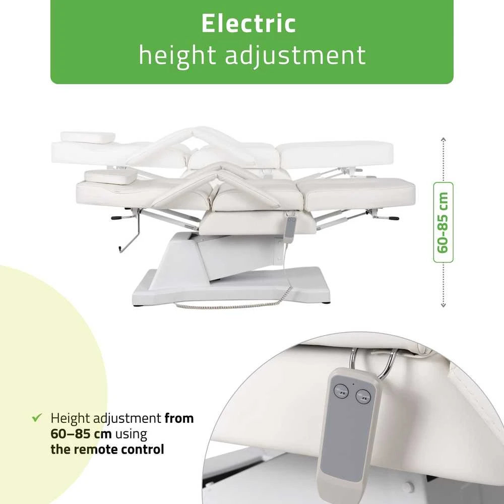 Habys Elektrinis kosmetologinis krėslas Laris Touch Core baltas
