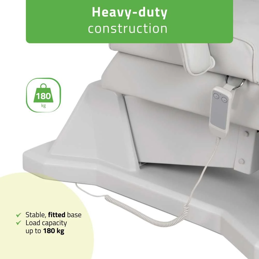 Habys Elektrinis kosmetologinis krėslas Laris Touch Core pilkas