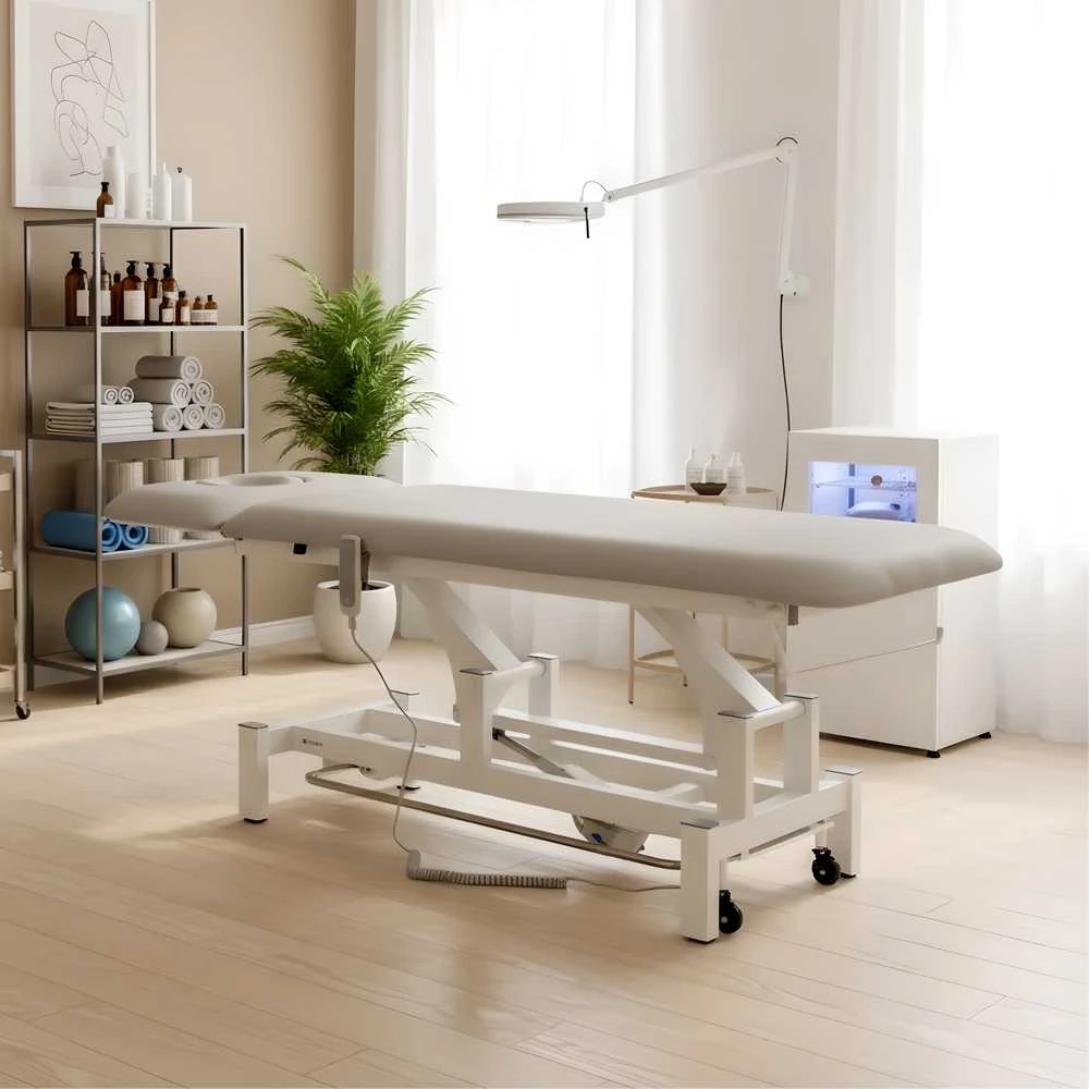 Habys Elektrinis masažo procedūrų stalas Fortis 2 ERGO light pilkas