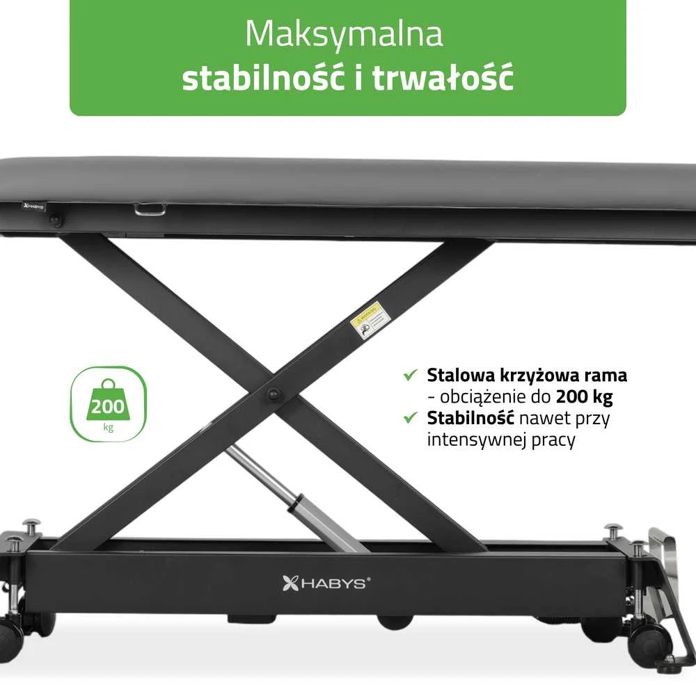 Habys Elektrinis masažo procedūrų stalas Evero Cross X4 ERGO Pilkas