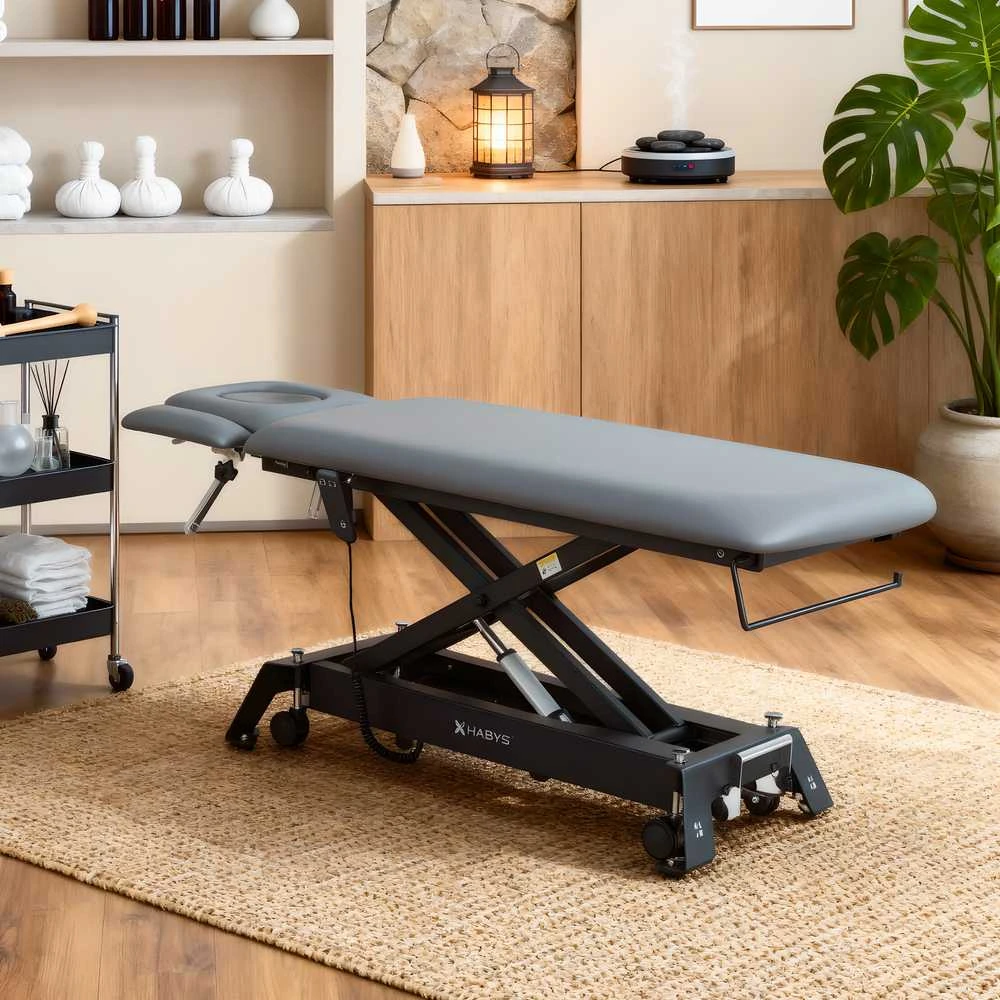 Habys Elektrinis masažo procedūrų stalas Evero Cross X4 ERGO Pilkas