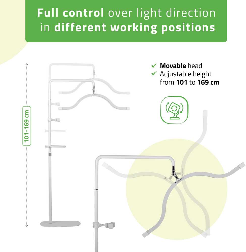 Habys Kosmetologinė LED lempa Vena Light Baltas 45W
