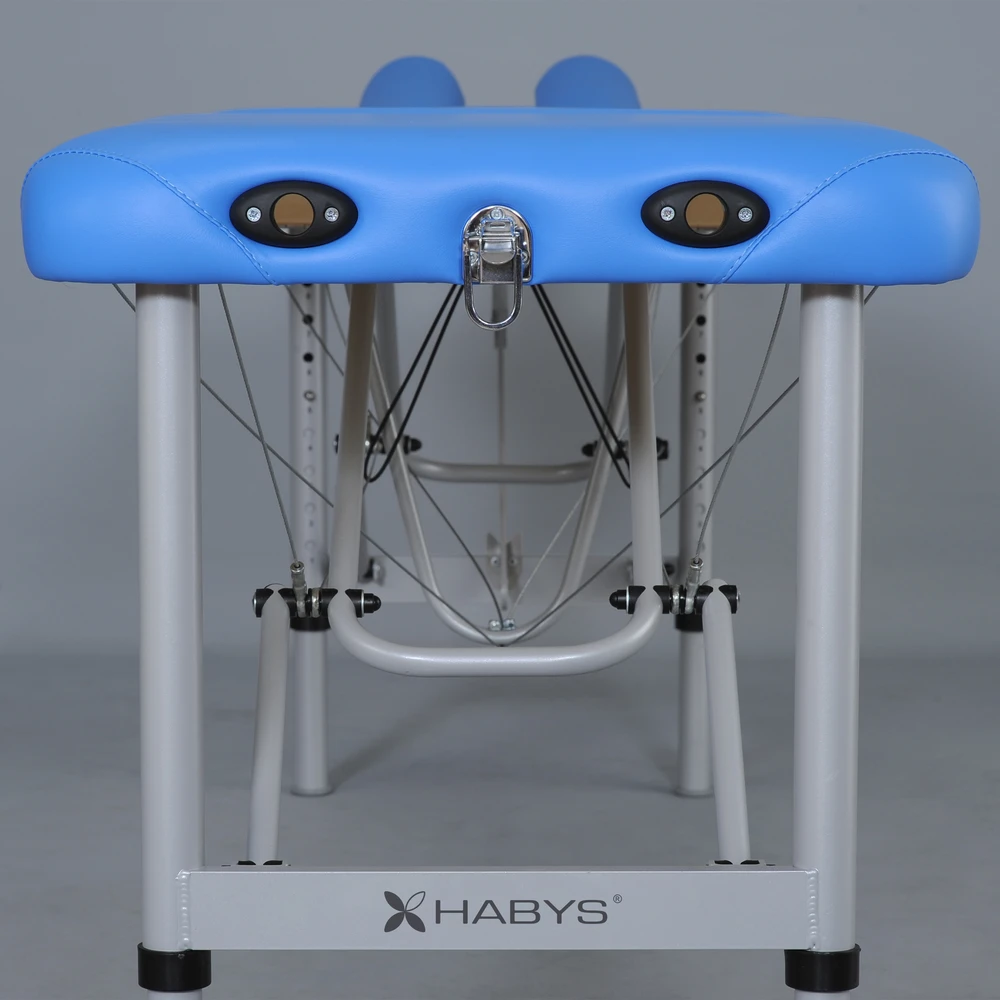 Habys Masažo stalas Chiro Ultralux 19 Alu Vinyl Flex K015, juodas