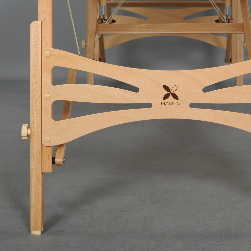 Habys Masažo stalas Gallo Plus Light Wood 76 Vinyl Flex K033 smėlio spalvos