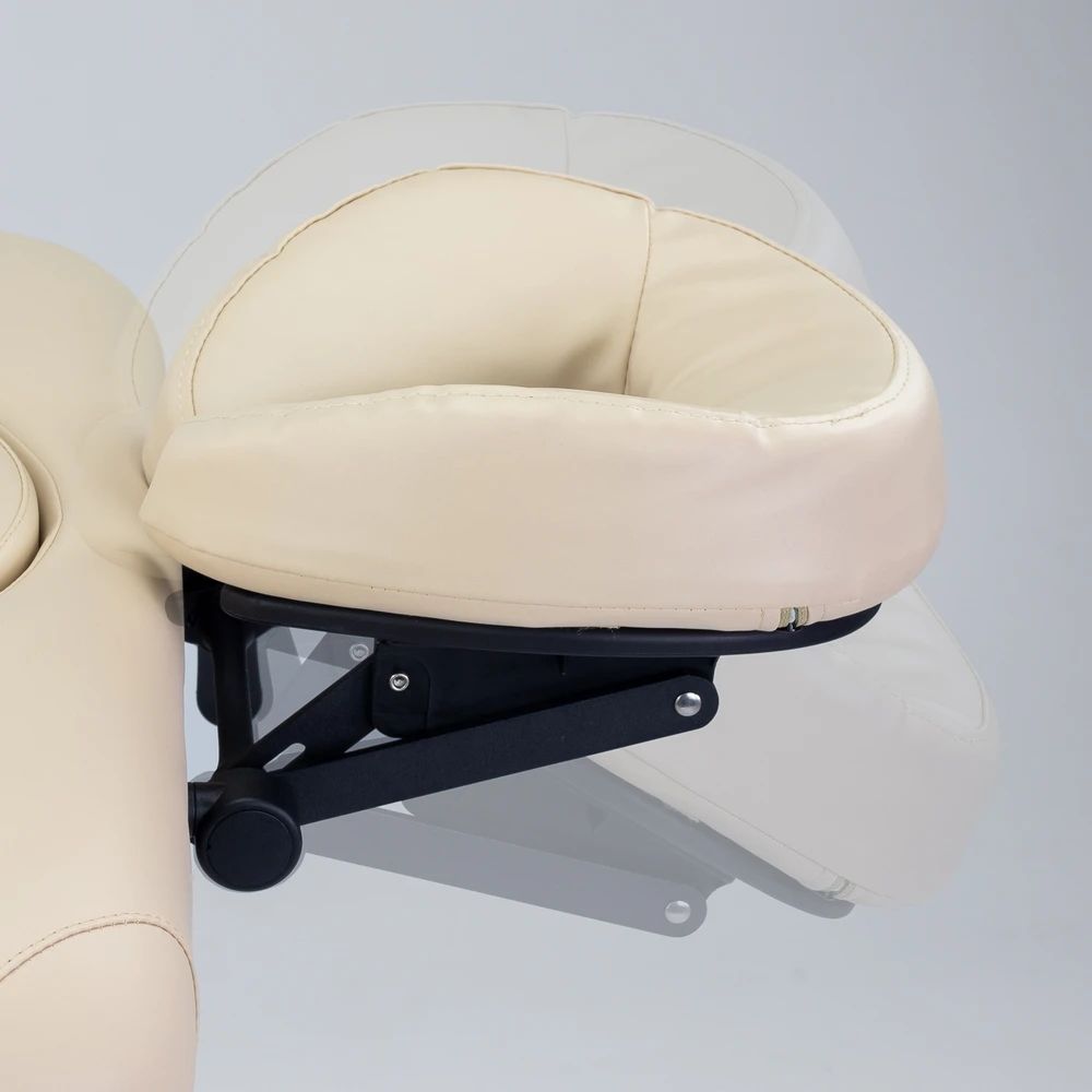 Habys Masažo stalas Panda 70 Comfort su veido anga, iš Vinyl Flex K033, smėlio spalvos